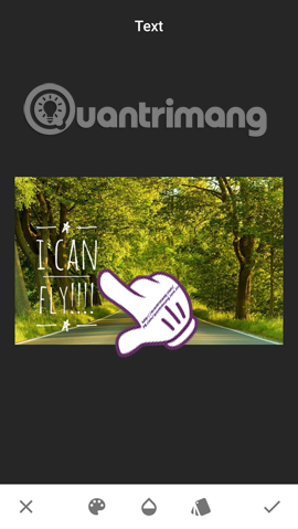 How to create artistic text using Snapseed image editing application Picture 10