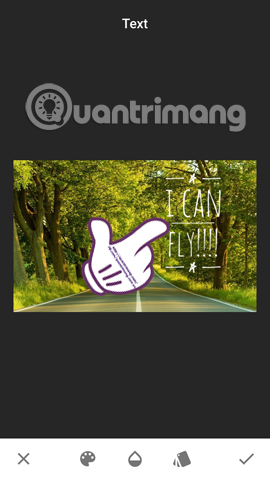 How to create artistic text using Snapseed image editing application Picture 11