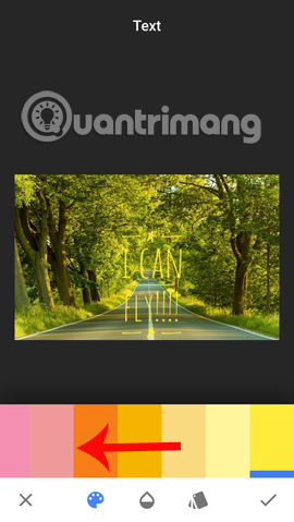 How to create artistic text using Snapseed image editing application Picture 13