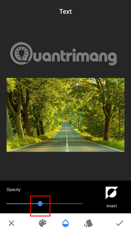 How to create artistic text using Snapseed image editing application Picture 14