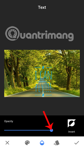 How to create artistic text using Snapseed image editing application Picture 15