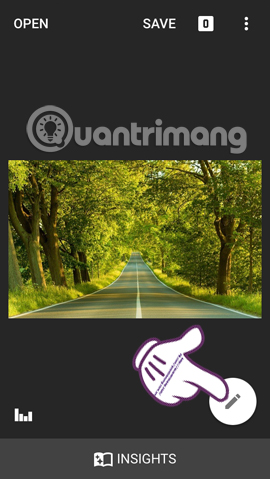 How to create artistic text using Snapseed image editing application Picture 4