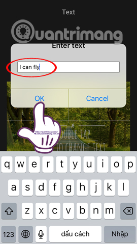 How to create artistic text using Snapseed image editing application Picture 9
