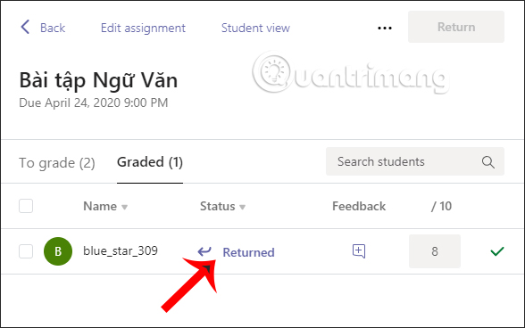 How to create assignments, assign assignments, and grade in Microsoft Teams Picture 13