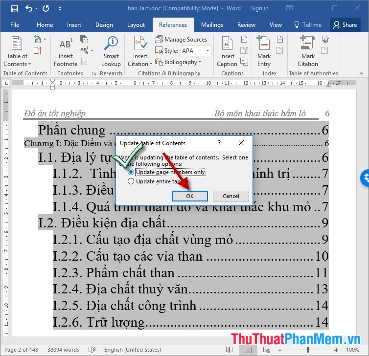 how-to-create-automatic-table-of-contents-in-word-2016