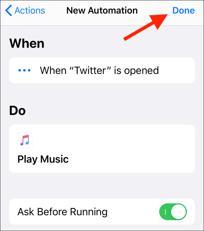 How to create Automation on iPhone, iPad Picture 13