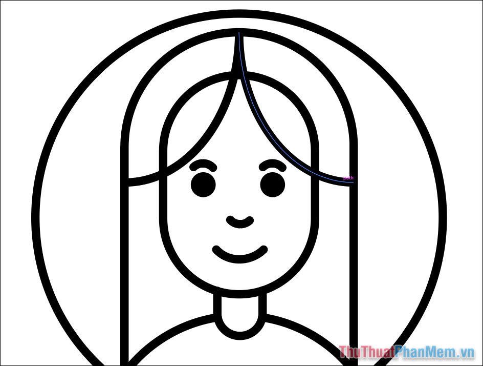 Picture 22 of How to create avatars, avatar illustrations in Adobe Illustrator