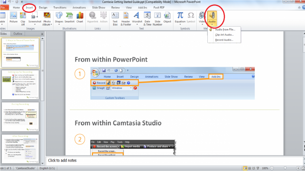 How to create background music for all slides in powerpoint