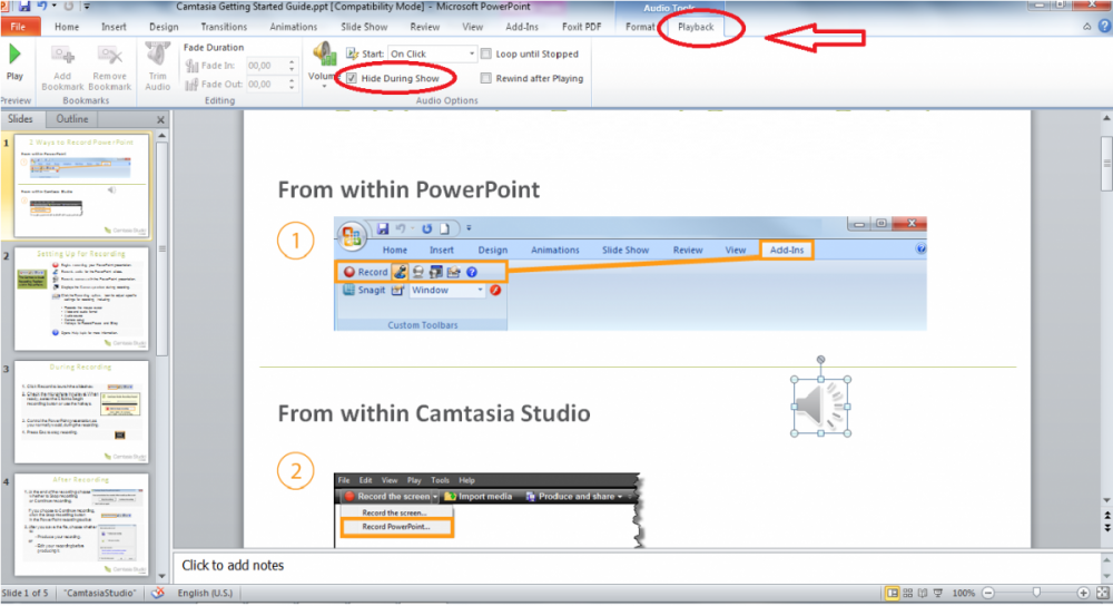 How to create background music for all slides in powerpoint