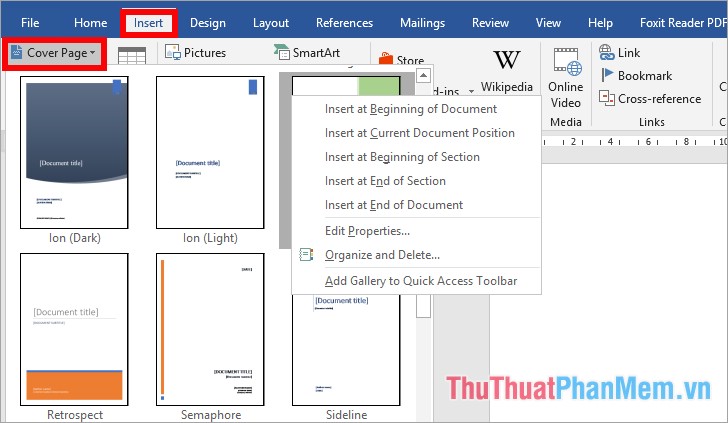 How to create beautiful covers in Word Picture 3