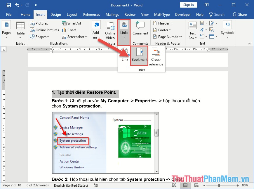 how-to-create-bookmark-in-word