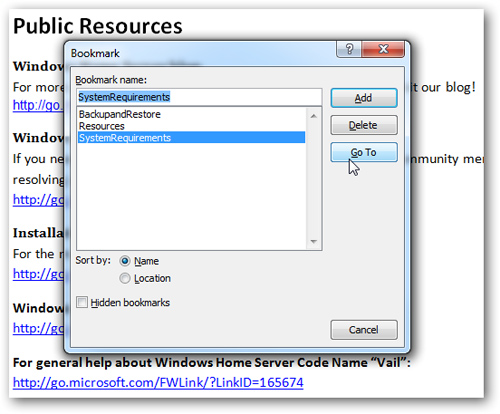 how-to-create-a-bookmark-in-word-2010-psadoxpert