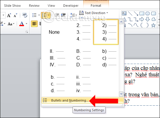 How to create bullets in PowerPoint Picture 4