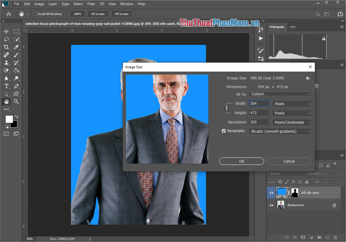 How to create card photos in Photoshop Picture 13