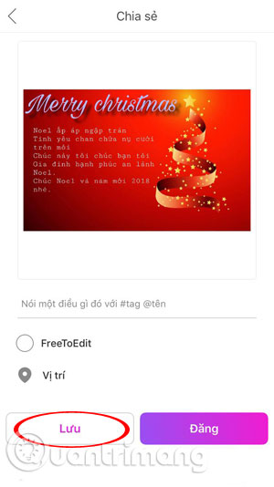 How to create Christmas cards on smartphones Picture 13