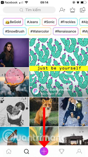 How to create Christmas cards on smartphones Picture 3