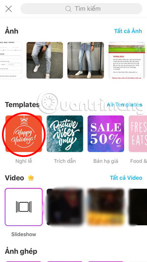 How to create Christmas cards on smartphones Picture 4