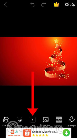 How to create Christmas cards on smartphones Picture 6