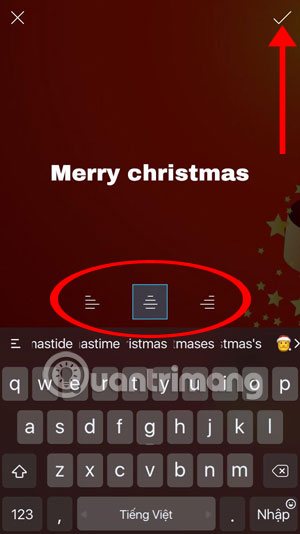 How to create Christmas cards on smartphones Picture 7