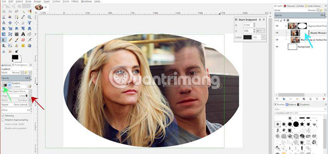 How to create clipping mask in GIMP Picture 14