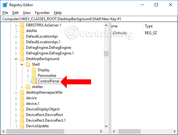 How to create Control Panel List in the right-click menu Picture 4