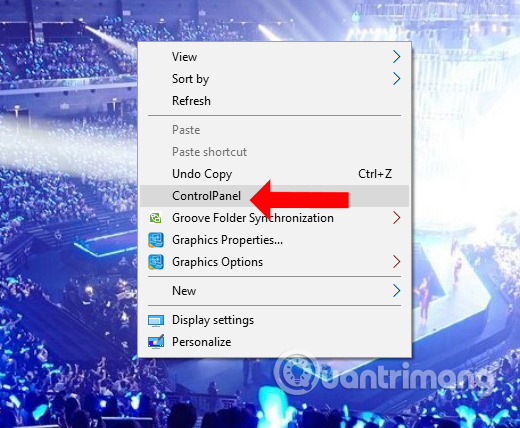 How to create Control Panel List in the right-click menu Picture 5