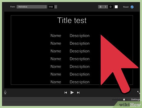 How to Create Credits in iMovie Picture 7