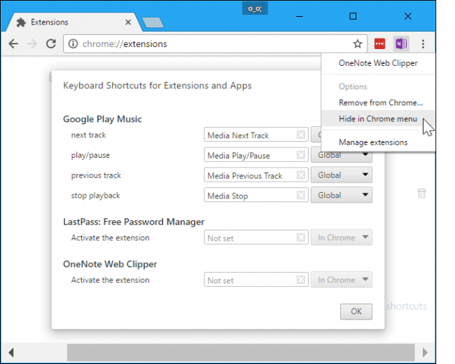 How to create custom shortcuts for extensions on the Chrome browser Picture 5