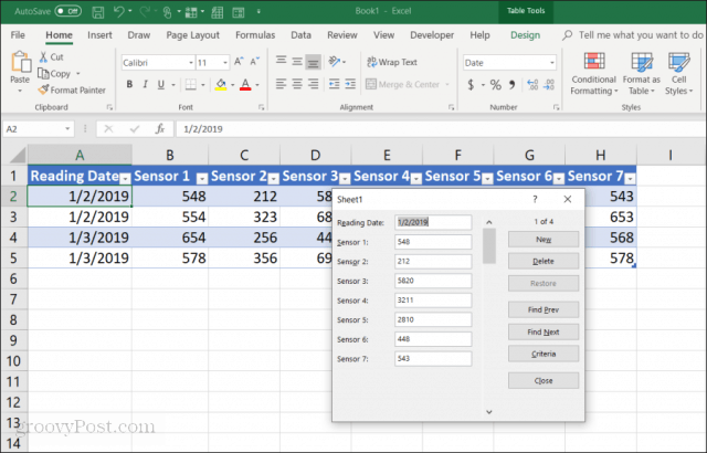 How to create data entry forms in Excel Picture 6