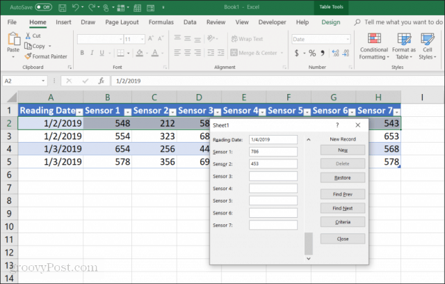 How to create data entry forms in Excel Picture 7