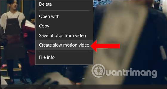 How to create effects Slow Motion video Windows 10 does not need software? Picture 2