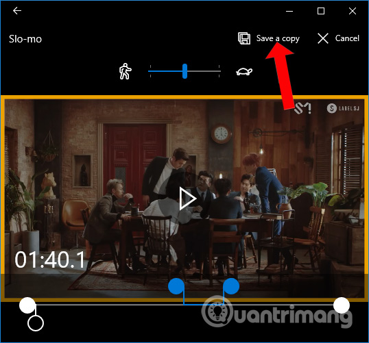 How to create effects Slow Motion video Windows 10 does not need software? Picture 4