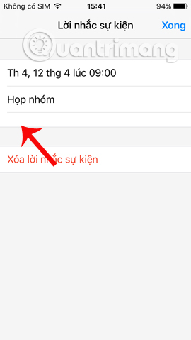How to create event reminder notifications on the Messenger application Picture 8