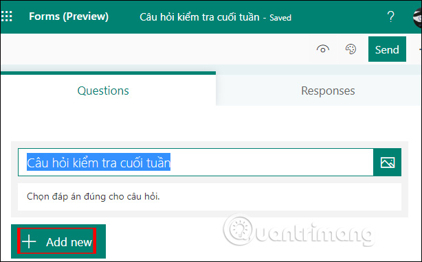 How to create exams on Microsoft Forms Picture 4