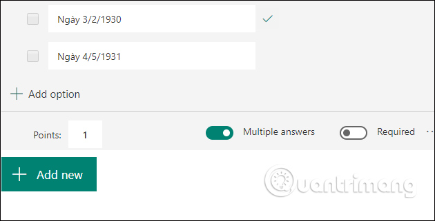 How to create exams on Microsoft Forms Picture 6