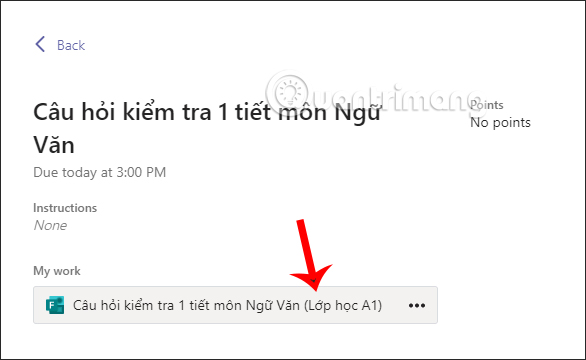 How to create exams on Microsoft Teams Picture 6