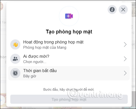 How to create Facebook meeting room? Picture 14