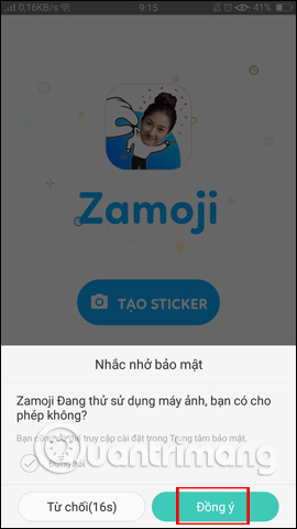 How to create Facebook sticker with Zamoji application Picture 3