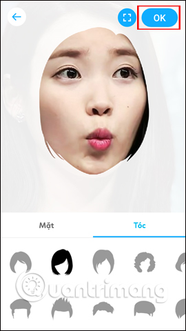 How to create Facebook sticker with Zamoji application Picture 6