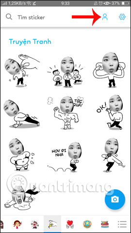 How to create Facebook sticker with Zamoji application Picture 8