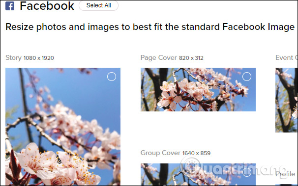 How to create Facebook, Twitter, YouTube, ... covers quickly Picture 4