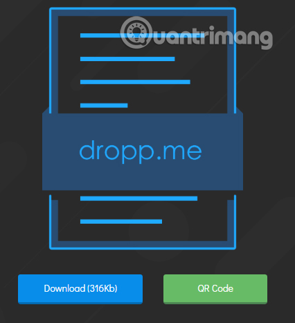How to create file sharing links on Dropp.me Picture 4