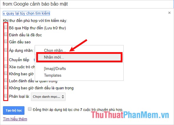 How to create filters in Gmail to classify messages? Picture 6