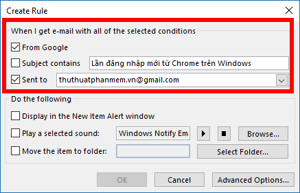 How to create folders in Outlook 2010, 2013, 2016 Picture 8