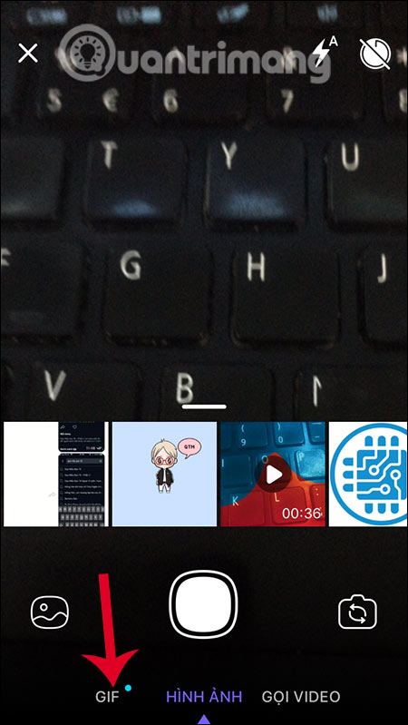 How to create GIF images on Viber Picture 1