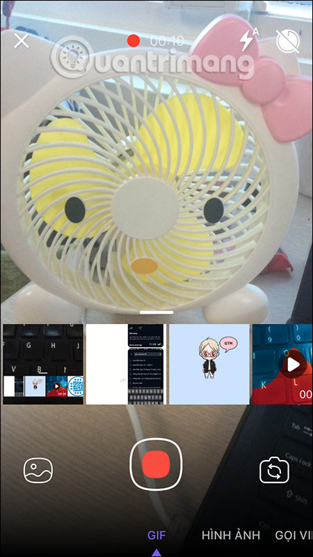 How to create GIF images on Viber Picture 2
