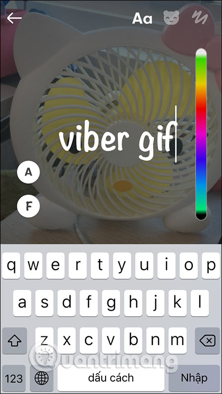 How to create GIF images on Viber Picture 5