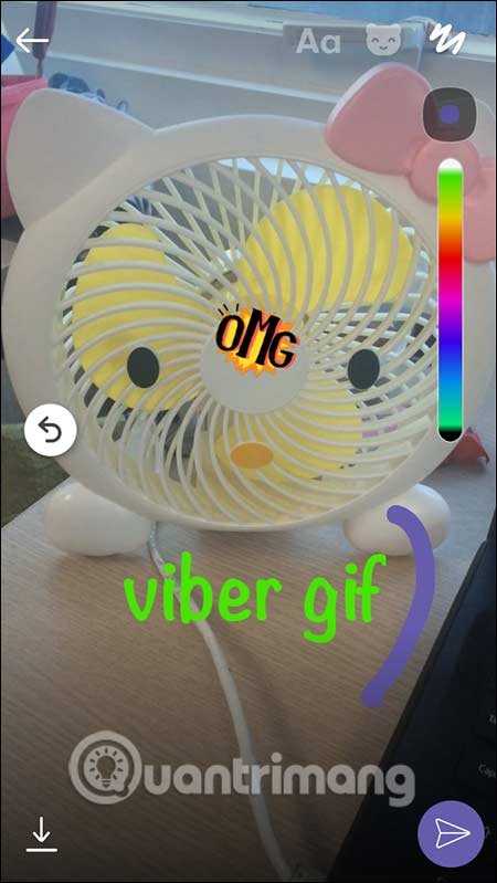 How to create GIF images on Viber Picture 7