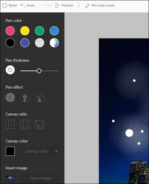 How to create greeting cards with Windows 10 Live Message Picture 1