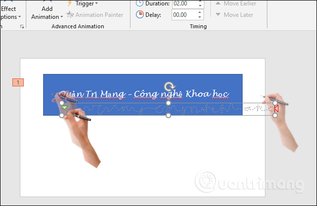 How to create handwritting PowerPoint effects Picture 11